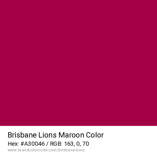Brisbane Lions's Maroon color solid image preview