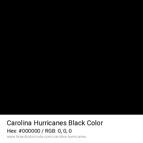 Carolina Hurricanes's Black color solid image preview