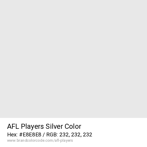 AFL Players's Silver color solid image preview
