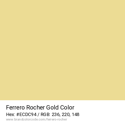 Ferrero Rocher's Gold color solid image preview