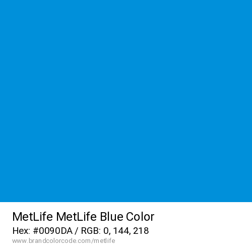 MetLife's MetLife Blue color solid image preview