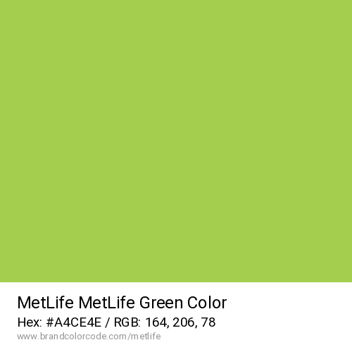MetLife's MetLife Green color solid image preview