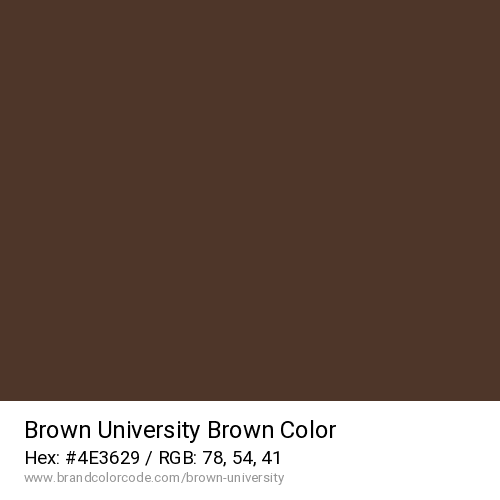 Brown University's Brown color solid image preview