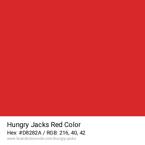 Hungry Jacks's Red color solid image preview