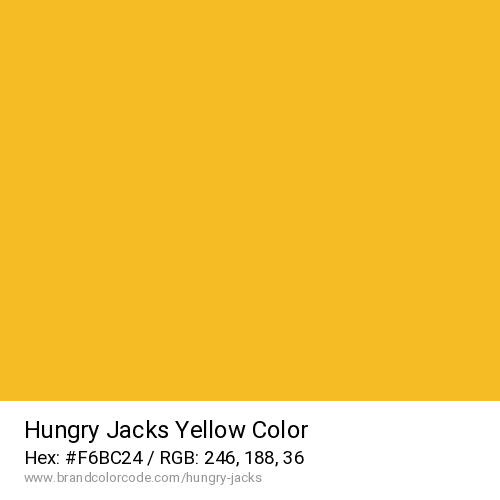 Hungry Jacks's Yellow color solid image preview