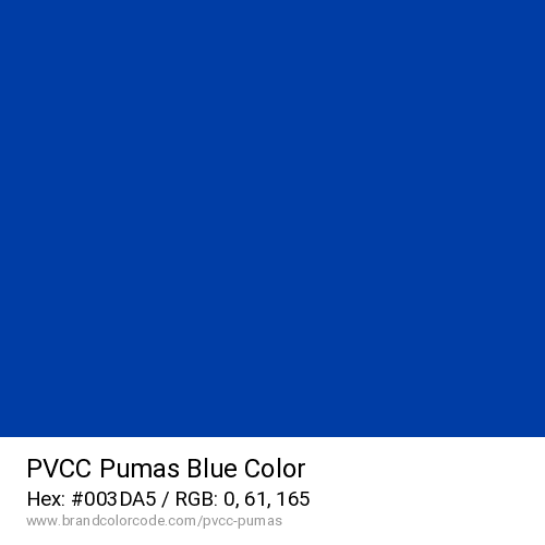 PVCC Pumas's Blue color solid image preview