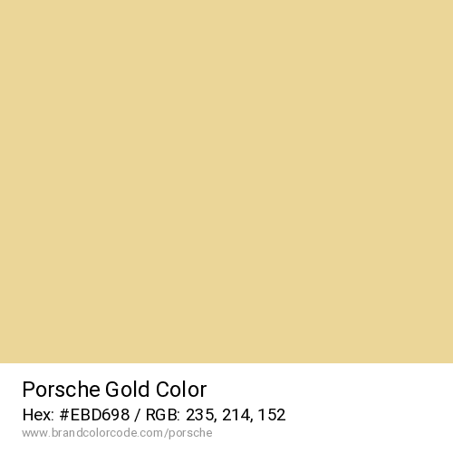 Porsche's Gold color solid image preview