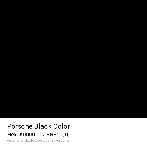 Porsche's Black color solid image preview