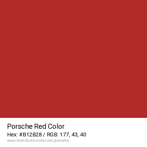 Porsche's Red color solid image preview