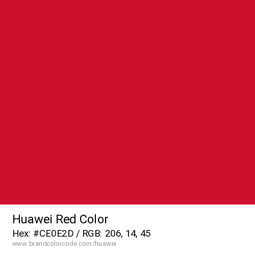 Huawei's Red color solid image preview
