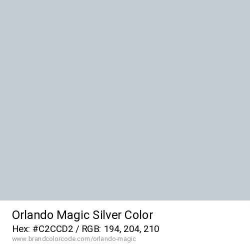 Orlando Magic's Silver color solid image preview