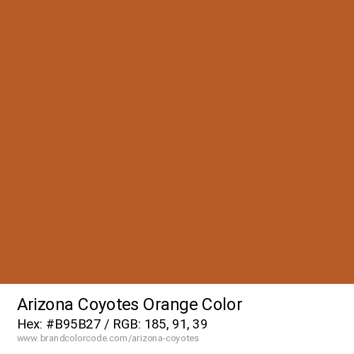 Arizona Coyotes's Orange color solid image preview