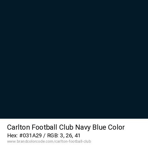 Carlton Football Club's Navy Blue color solid image preview