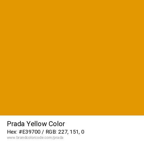 Prada's Yellow color solid image preview
