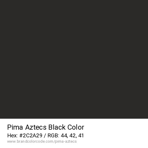 Pima Aztecs's Black color solid image preview