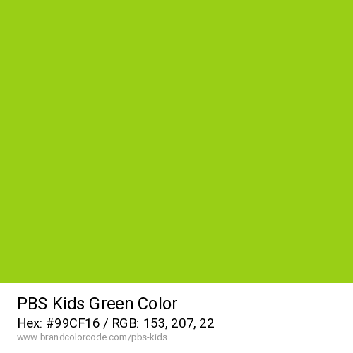 PBS Kids's Green color solid image preview