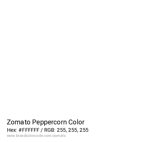 Zomato's Peppercorn color solid image preview