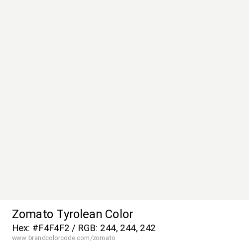 Zomato's Tyrolean color solid image preview