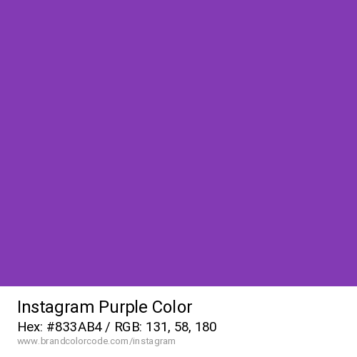 Instagram's Purple color solid image preview