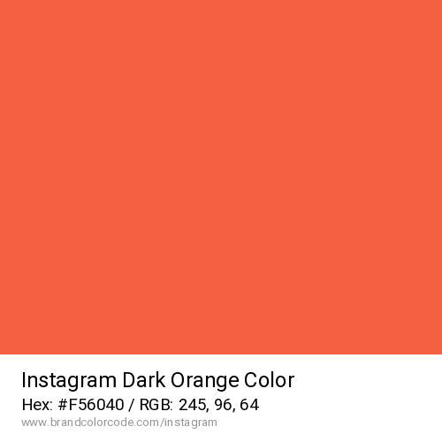 Instagram's Dark Orange color solid image preview