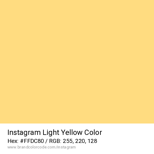 Instagram's Light Yellow color solid image preview