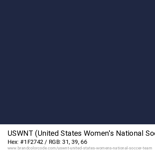 USWNT (United States Women’s National Soccer Team)'s Blue color solid image preview