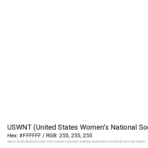USWNT (United States Women’s National Soccer Team)'s White color solid image preview