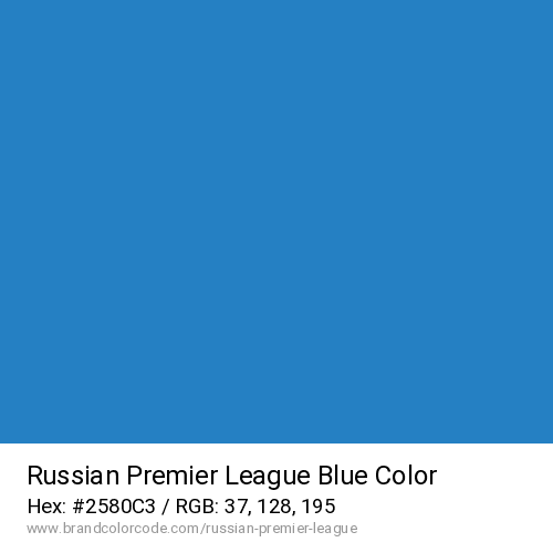 Russian Premier League's Blue color solid image preview