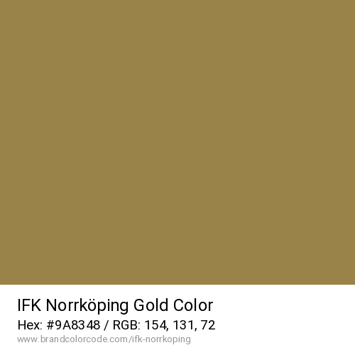 IFK Norrköping's Gold color solid image preview