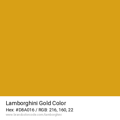 Lamborghini's Gold color solid image preview