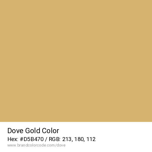 Dove's Gold color solid image preview