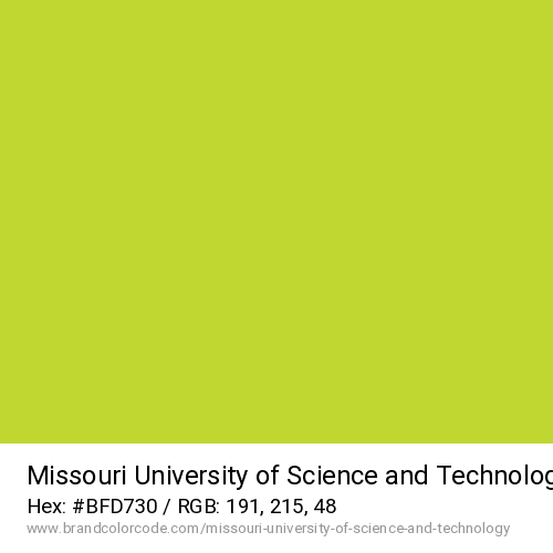 Missouri University of Science and Technology's Kiwi color solid image preview