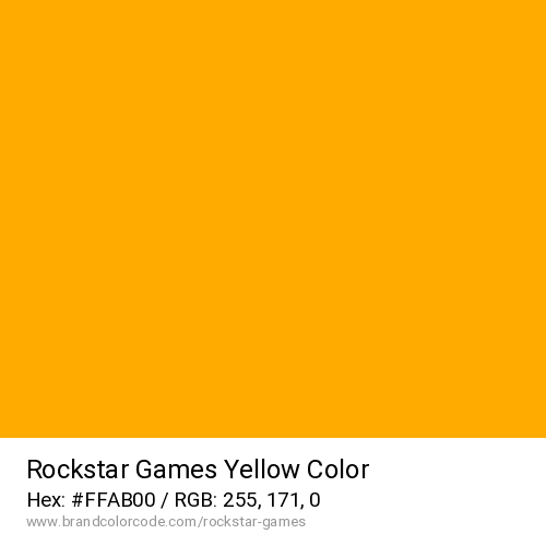 Rockstar Games's Yellow color solid image preview