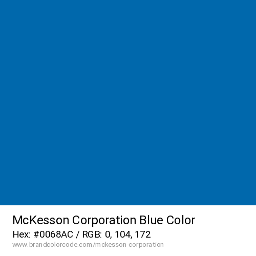 McKesson Corporation's Blue color solid image preview