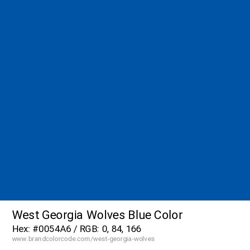West Georgia Wolves's Blue color solid image preview