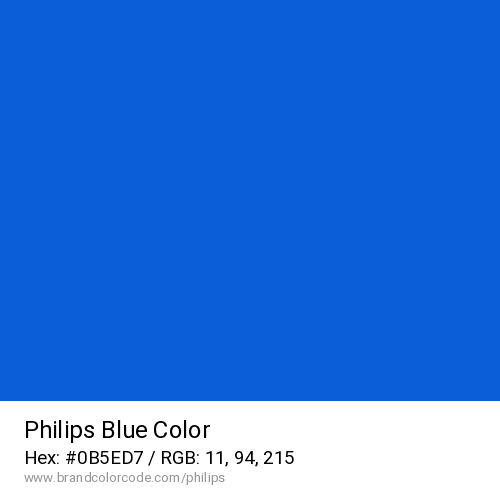 Philips's Blue color solid image preview