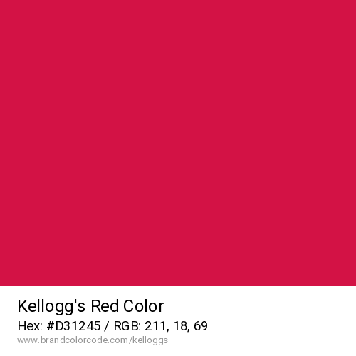 Kellogg’s's Red color solid image preview