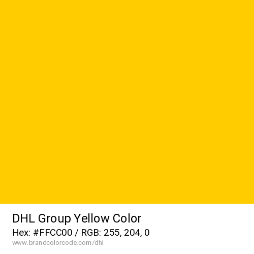 DHL Group's Yellow color solid image preview