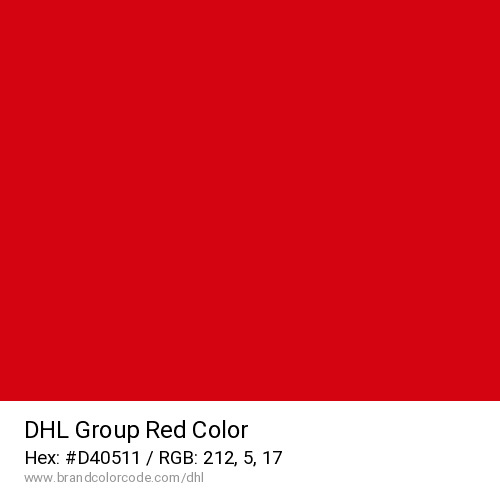 DHL Group's Red color solid image preview