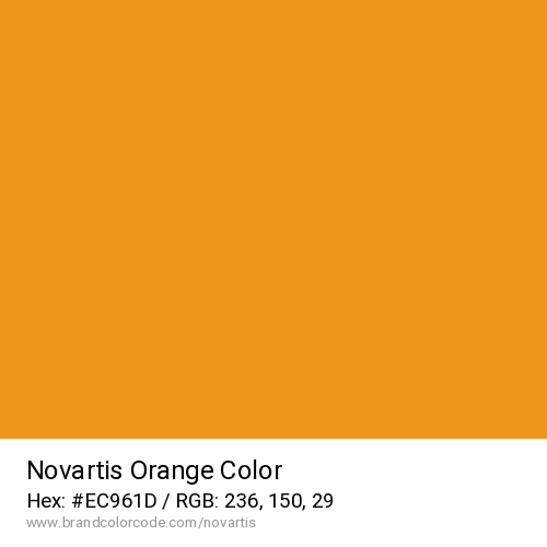 Novartis's Orange color solid image preview