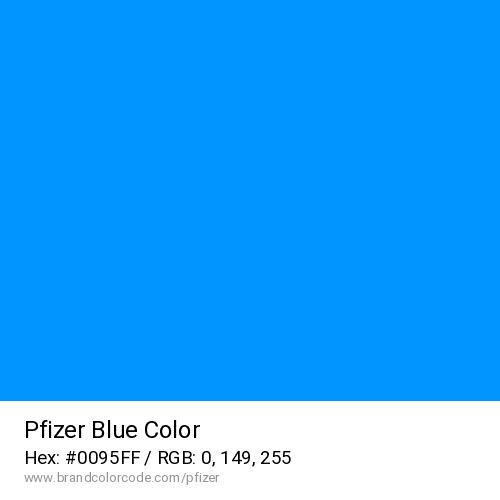 Pfizer's Blue color solid image preview
