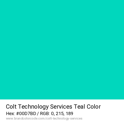 Colt Technology Services's Teal color solid image preview