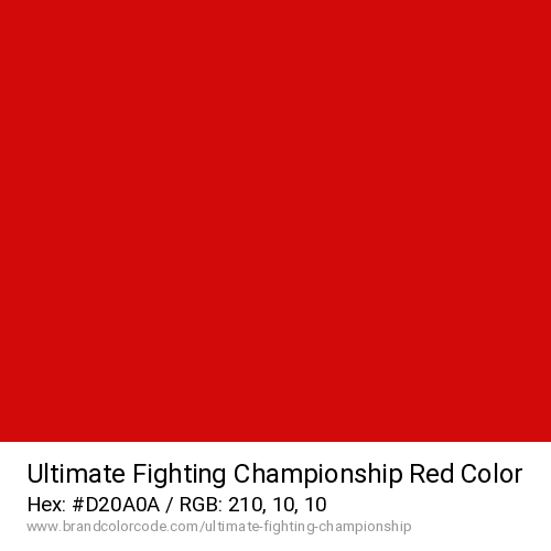 Ultimate Fighting Championship's Red color solid image preview