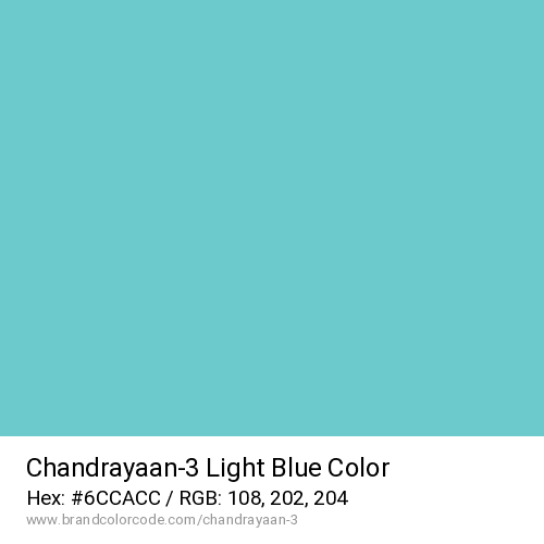 Chandrayaan-3's Light Blue color solid image preview