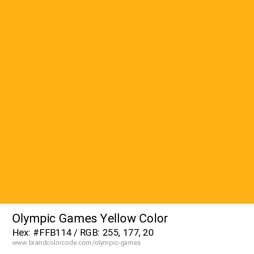 Olympic Games's Yellow color solid image preview
