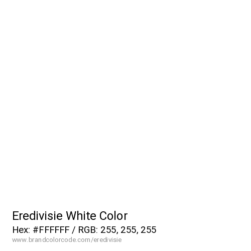 Eredivisie's White color solid image preview