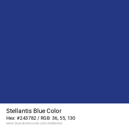 Stellantis's Blue color solid image preview