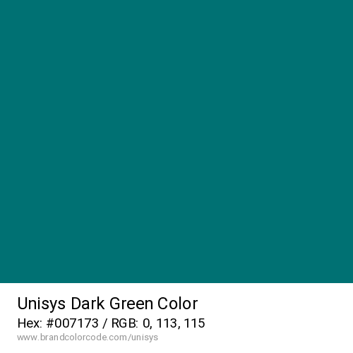 Unisys's Dark Green color solid image preview