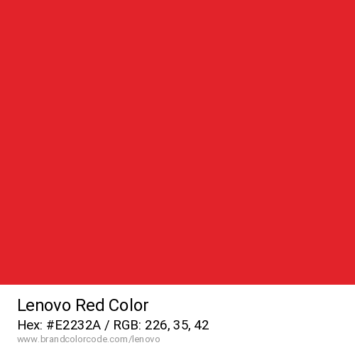 Lenovo's Red color solid image preview