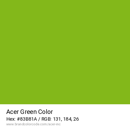Acer Inc.'s Green color solid image preview